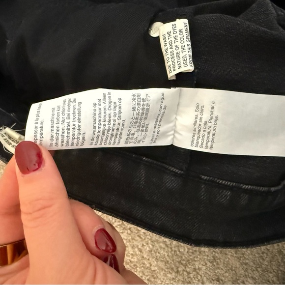 Madewell The High-Rise Straight Leg Black Jeans Size 29T - Picture 10 of 13